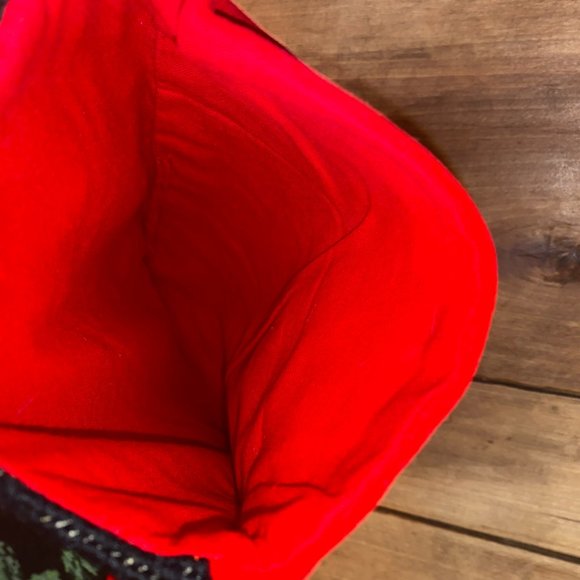 Vintage Needlepoint Christmas Stocking OLD WORLD SANTA - Picture 7 of 7